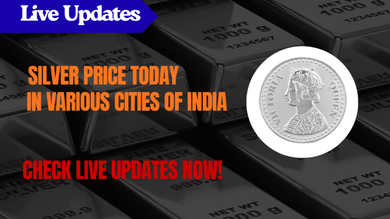 Silver Price Today – Live Update on Silver Rate in Major Indian Cities | 2025